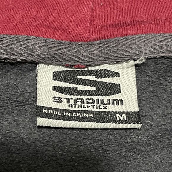 Florida State Seminoles Hoodie Mens Medium Charcoal Full Zip Jacket Embroidered - Picture 3 of 8